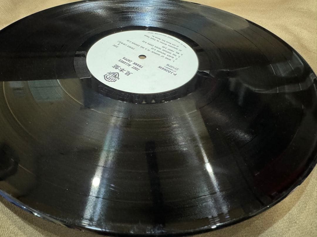 プロモFRANK ZAPPA/ZOOT ALLURES/P10266W LP