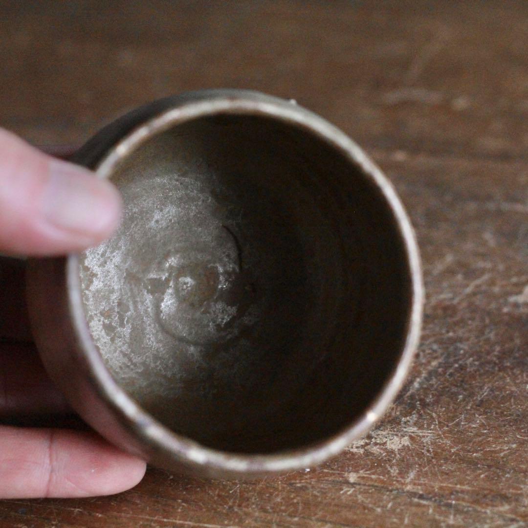 高麗 青磁 灰釉 筒茶碗 茶道具 古美術 古道具 アンティーク