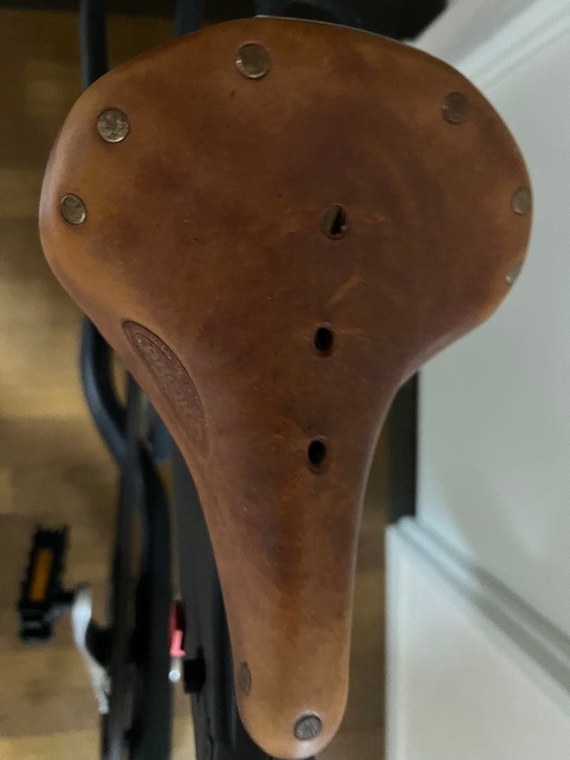 STRIDA SXQRマットブラック+BROOKSサドル Flyers+グリップ