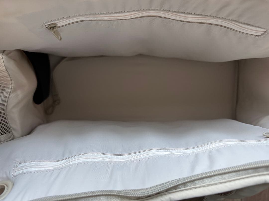 モンシェリ　軽量撥水ペットトートバッグ　Mサイズ　ベージュ（専用袋付き）