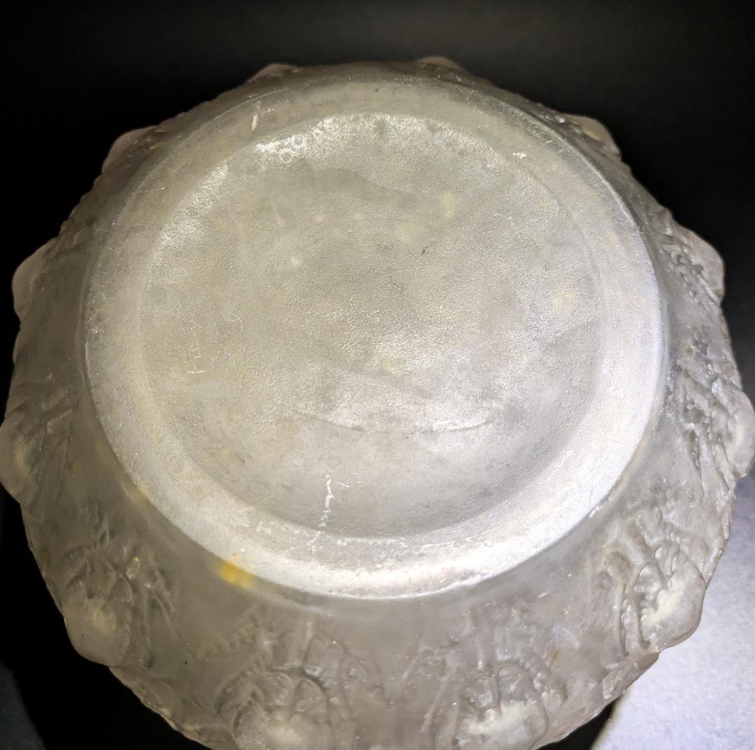 希少な出品★ルネ・ラリック フジェール 1913 初期作品 花瓶 16cm