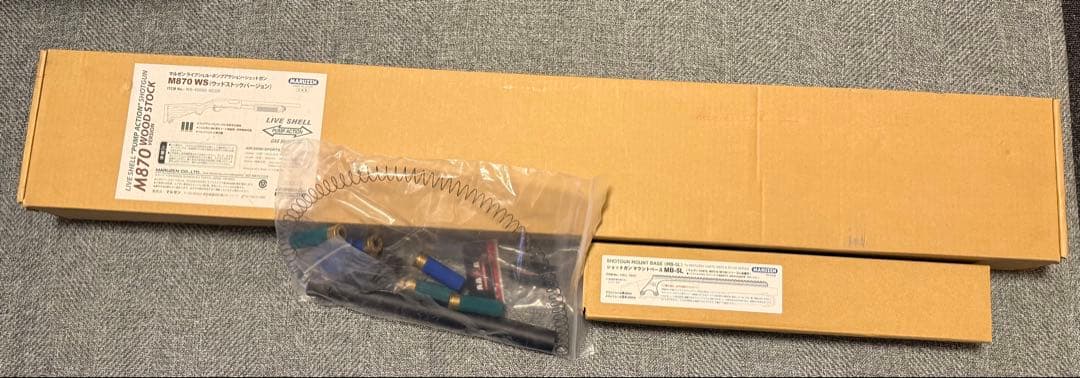 マルゼン M870 ボンプアクション ショットガン ウッドストック ガスガン