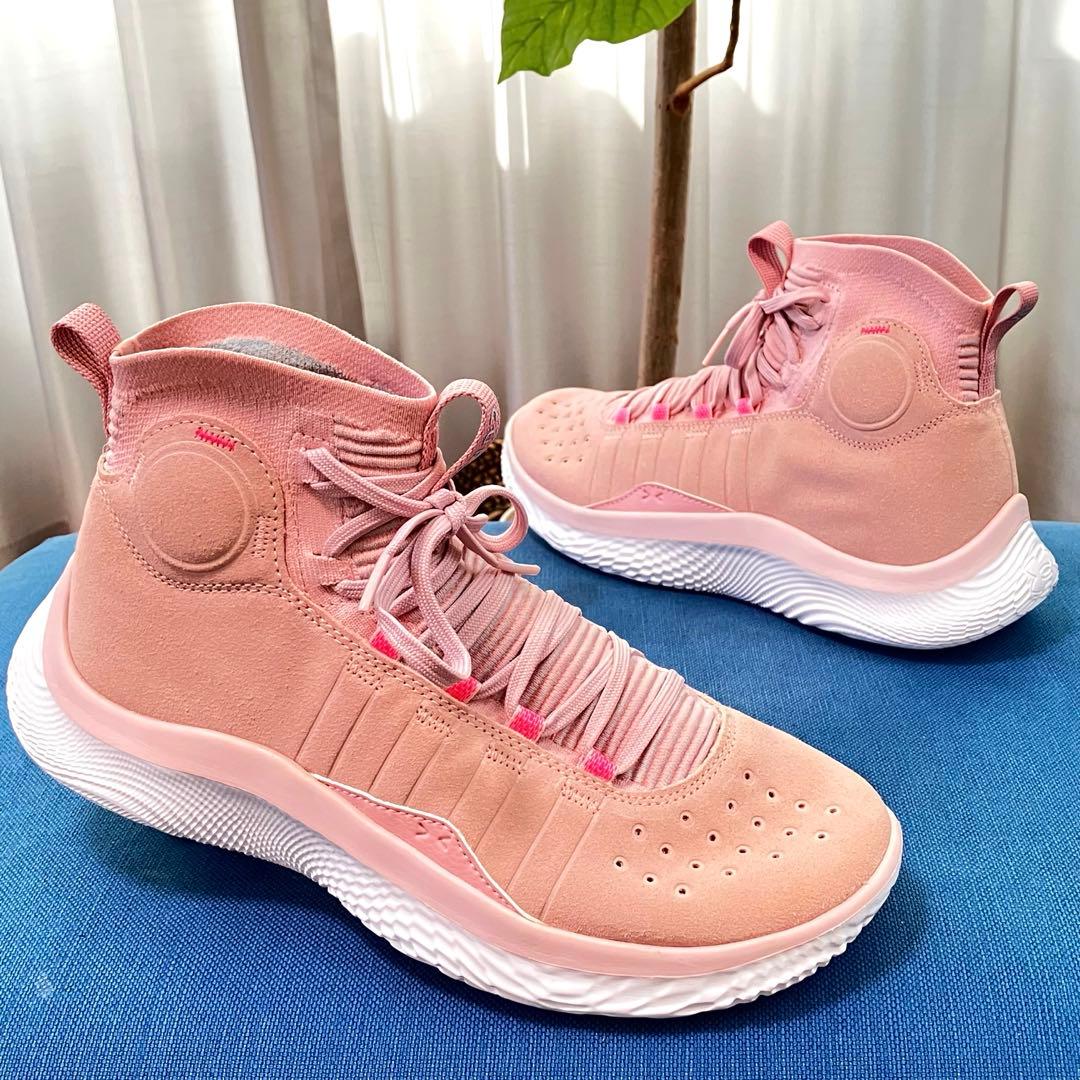 UA CURRY 4 flotro カリー4 フロトロ ピンク ホワイト 27