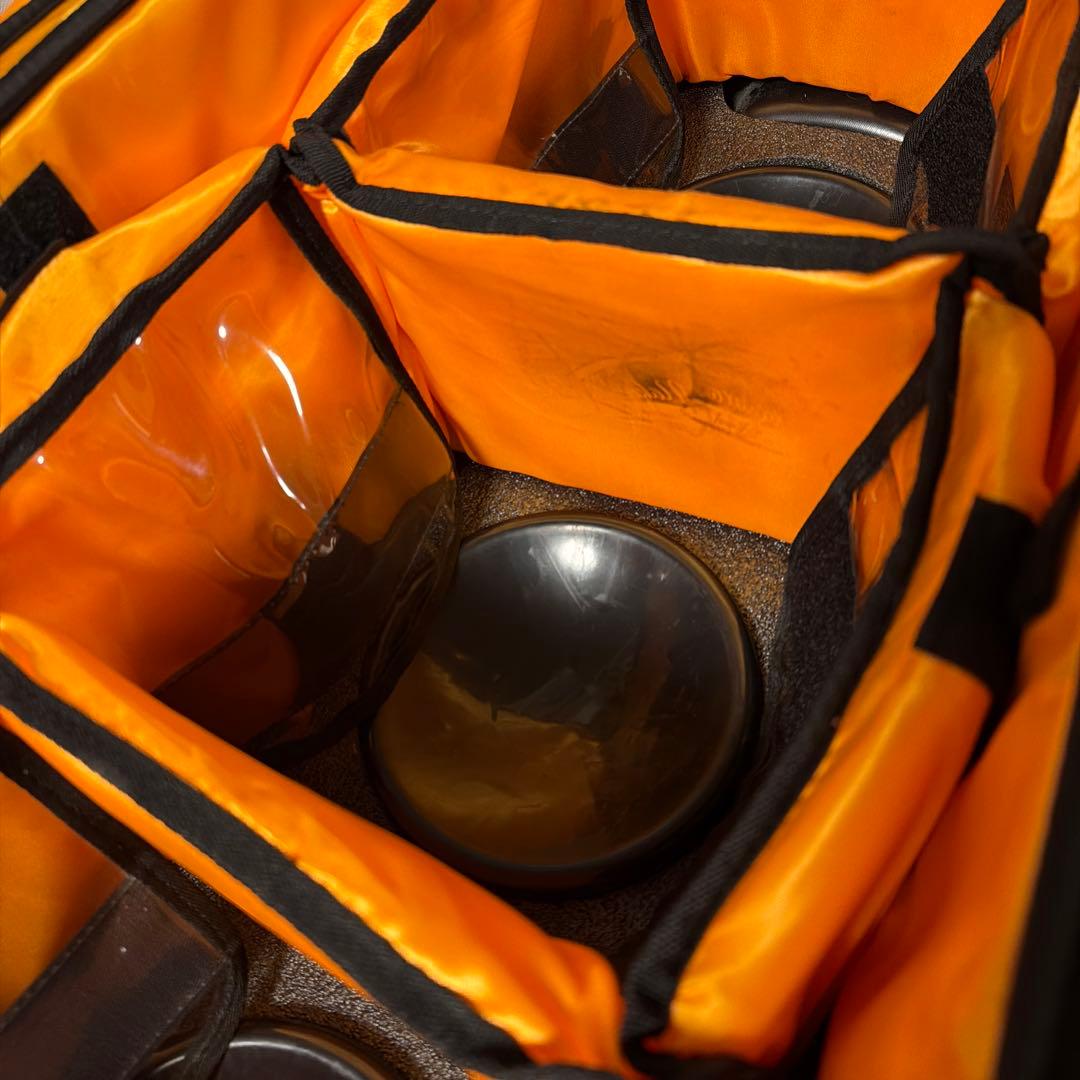 おまけ付！STORM 3個入りボウリング用バッグ ネイビーブルー/オレンジ