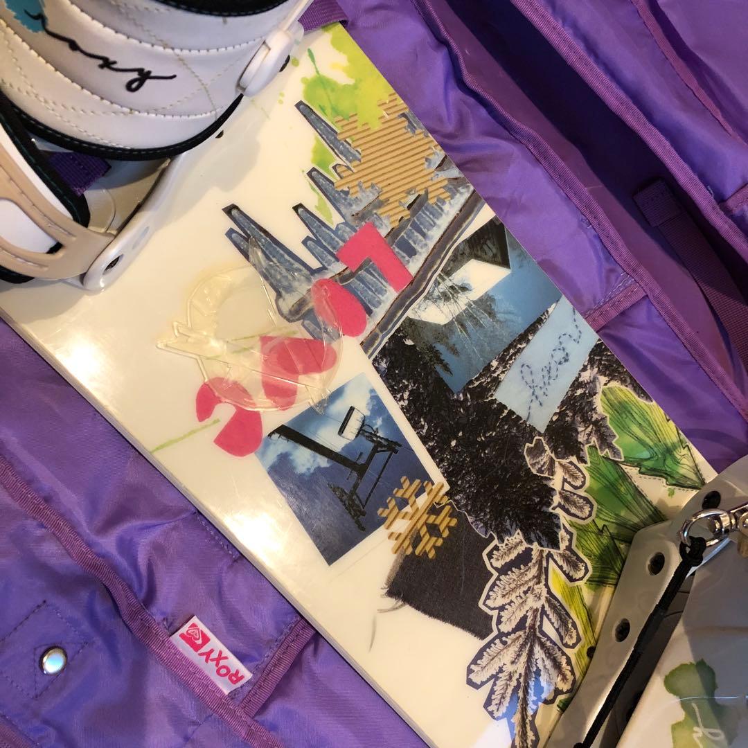 ROXY sugar スノーボード 板 バインディング グローブ バック スノボ