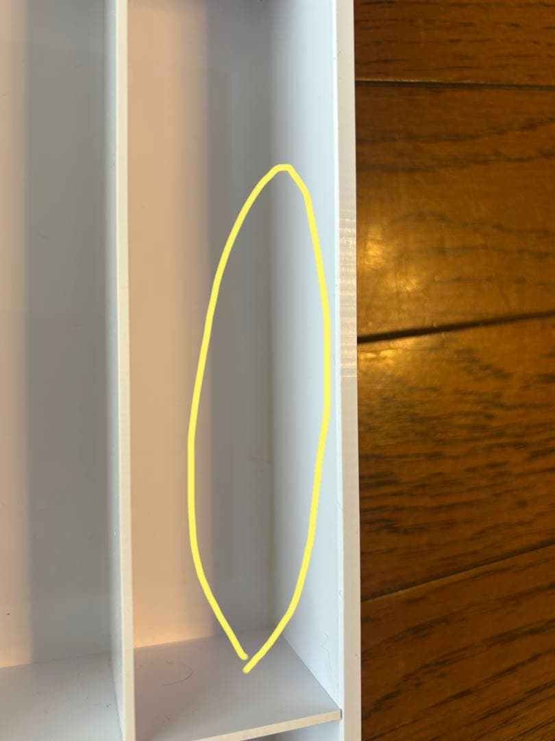 トミカ ミニカー収納ラック ホワイト　※上部ネジなし