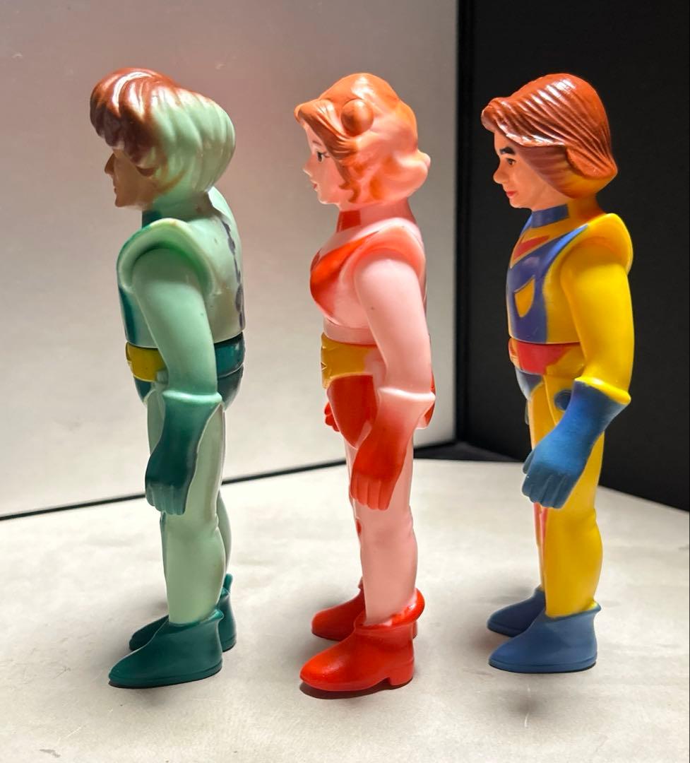 当時物 タツノコプロ 宇宙の騎士 テッカマン ソフビ セット 5体