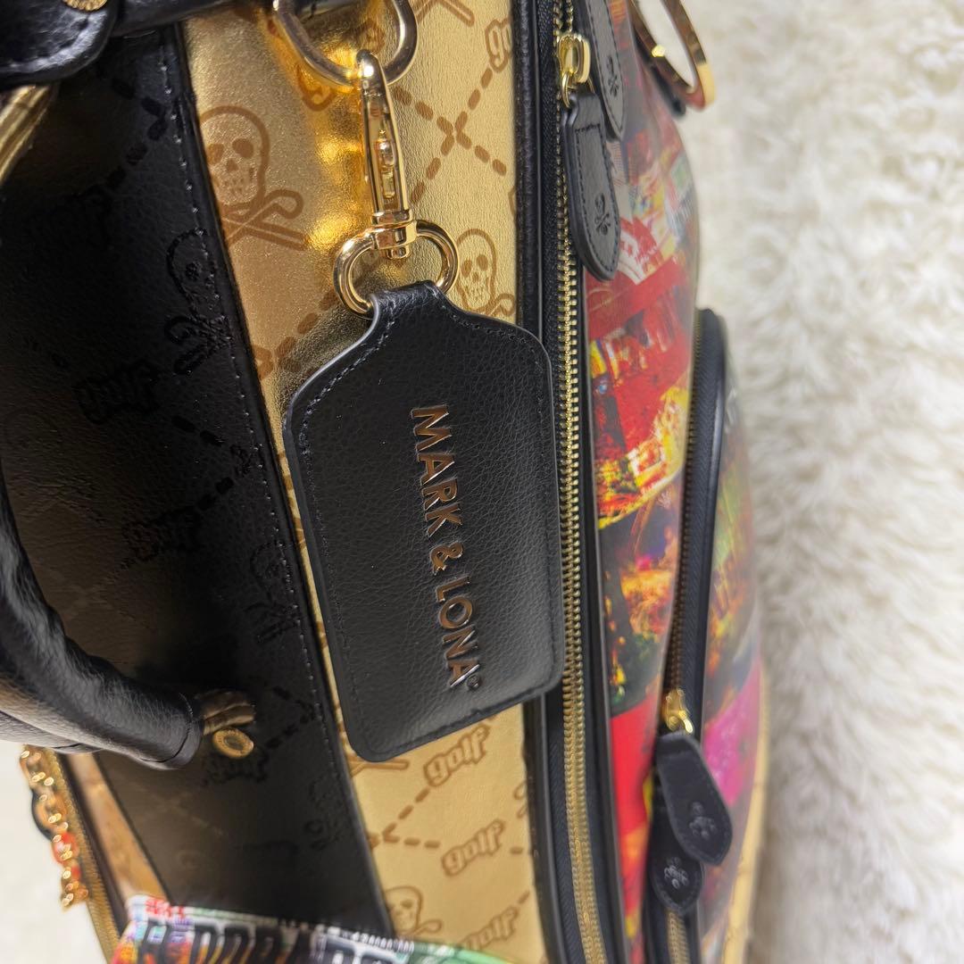 【マークアンドロナ】極美品 キャディバック 木村拓哉 総柄 2023