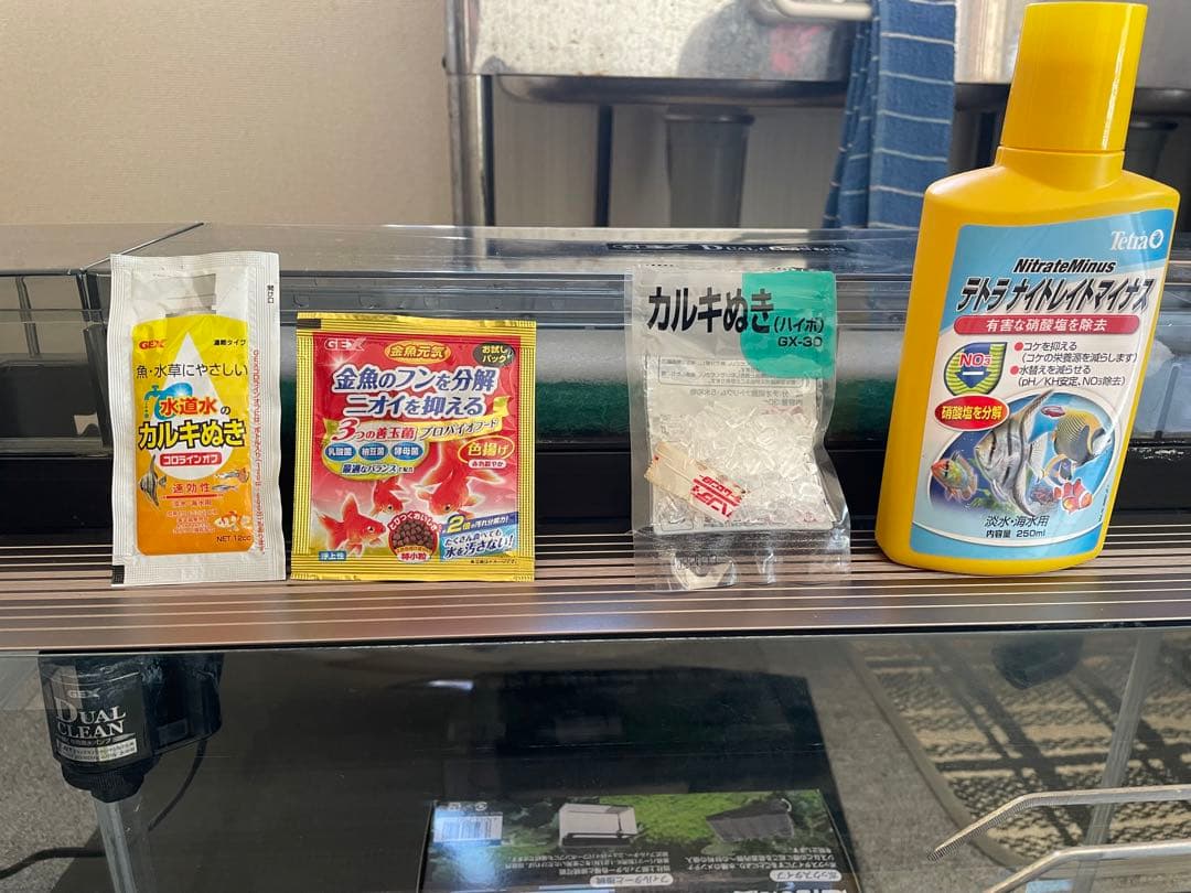 ジェックス水槽　MARINA 600 BKS 上部フィルターセット2層式