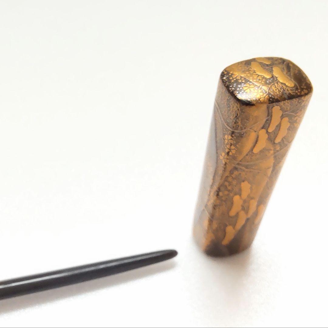 【美品】アンティーク 金蒔絵 くし かんざし 本鼈甲 明治大正 髪飾り