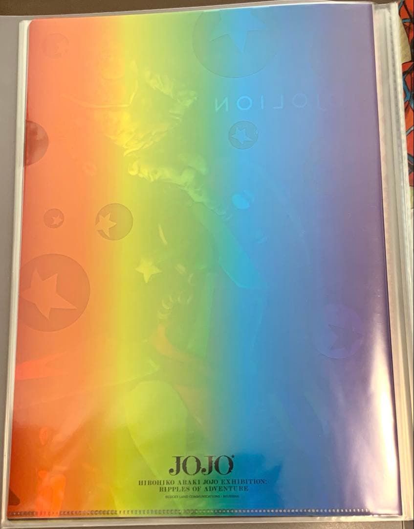 ジョジョの奇妙な冒険　原画展　クリアファイル8種類　1部〜８部