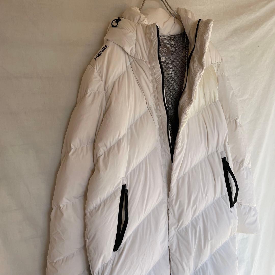 HONMA ホンマゴルフ ダウンコート 美品 ロングコート 白　ホワイト