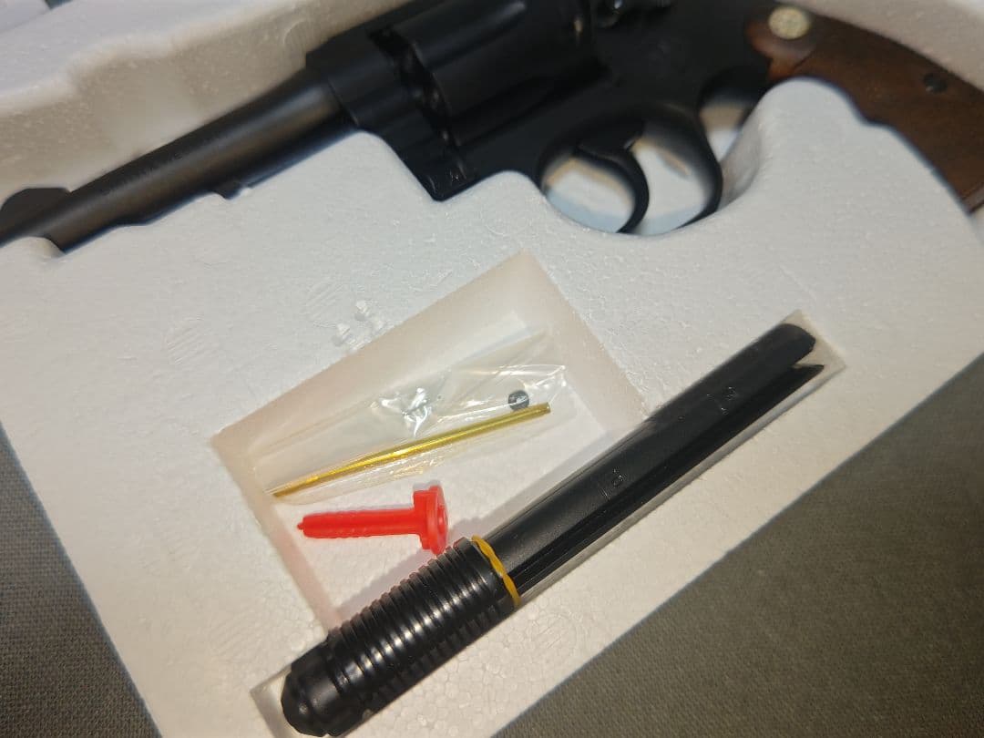 タナカ ガスリボルバー M10 ヘビーウェイトHW Ver.3　木製グリップ付き