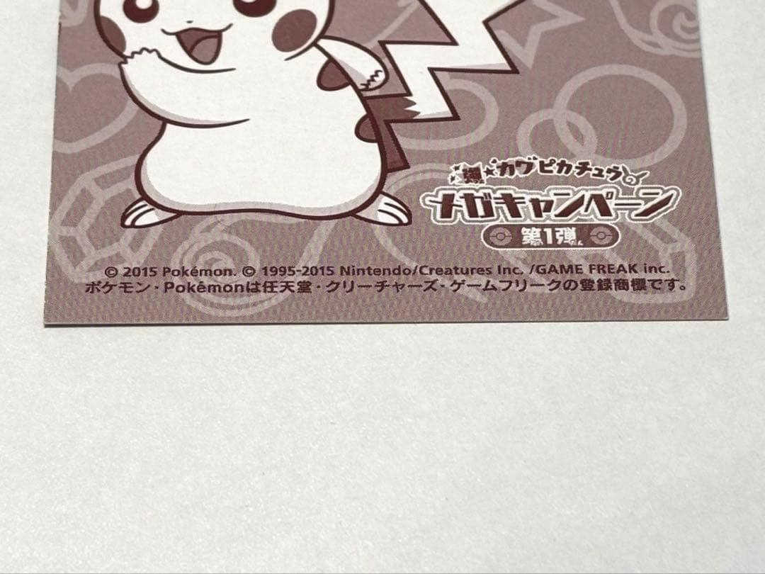 ポンチョピカチュウ名刺カード メガリザードン XメガリザードンY 2枚セット