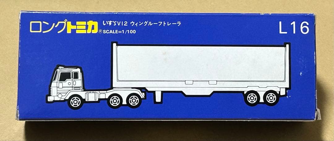ロングトミカ L16 いすゞ V12 ウイングルーフトレーラー ブリヂストン