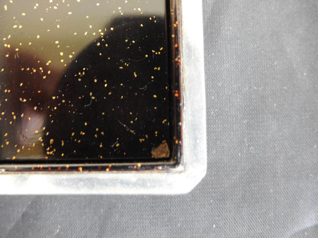 鹿蒔絵　硯箱　保存箱　４６４