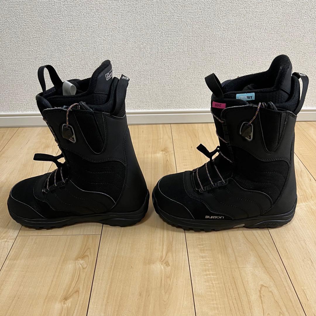 【美品_即日発送】BURTON スノボMINT-ASIAN FIT 22.0cm