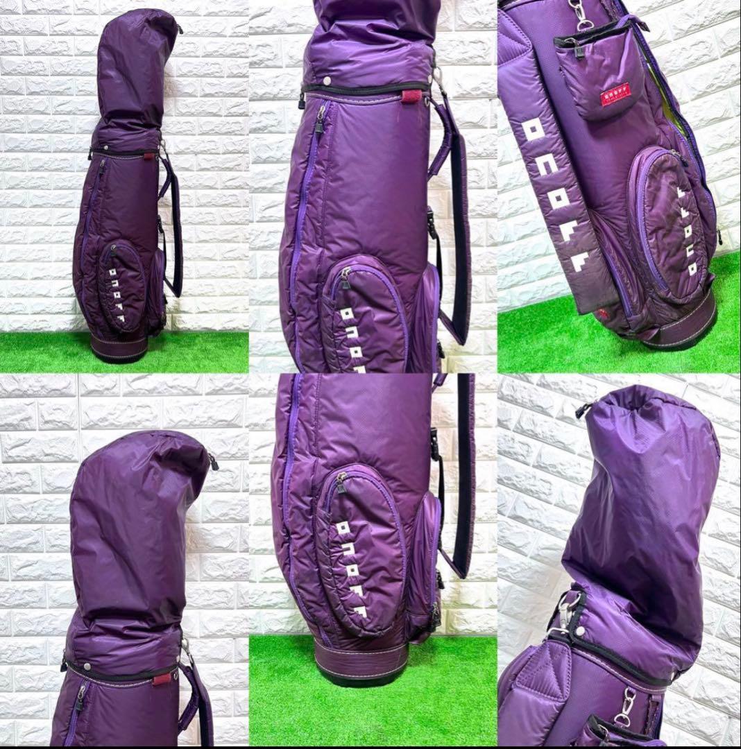 ONOFF パープル キャディバッグ