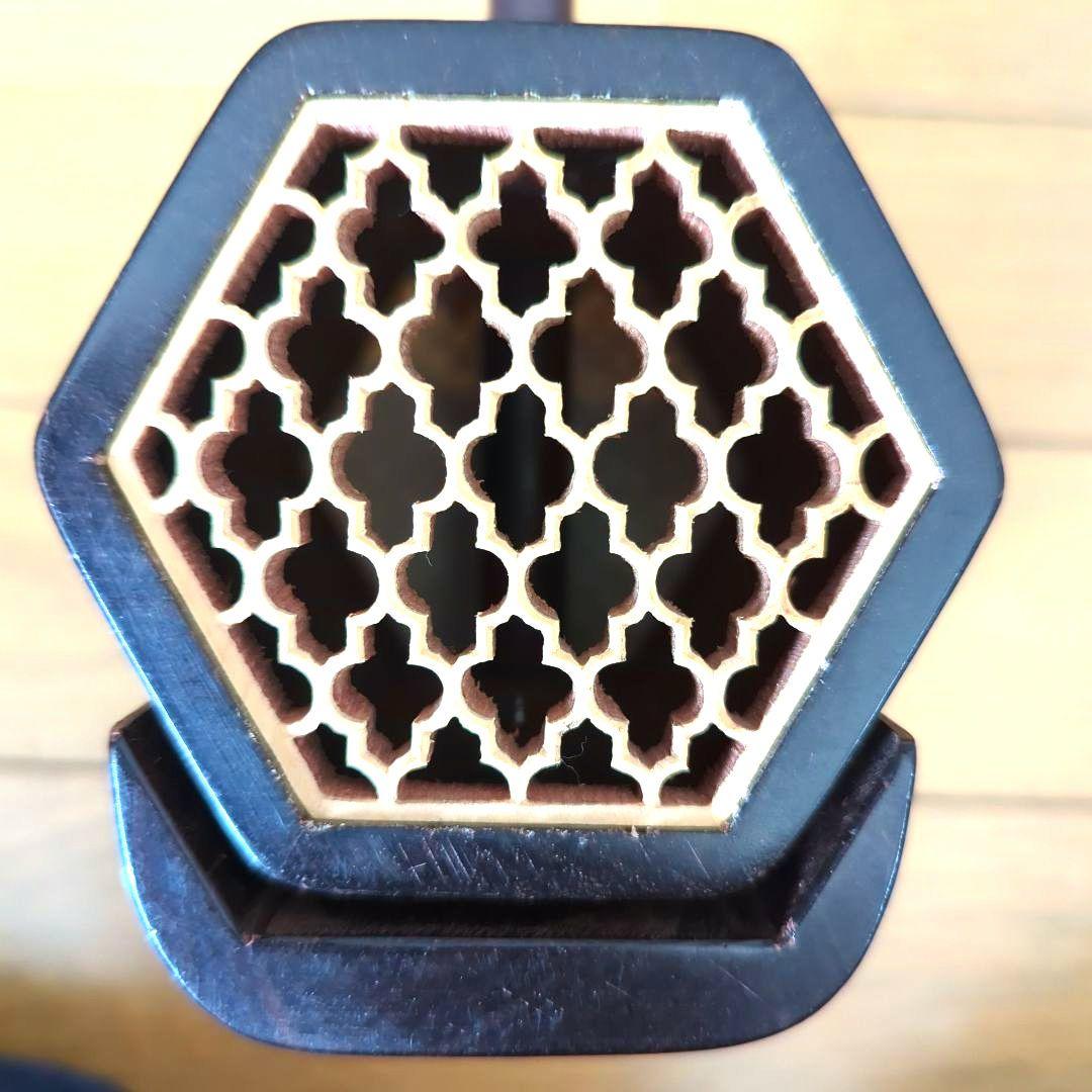 胡涵柔製作 明清老紅木 未使用 回紋頭二胡6