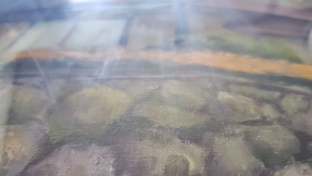 【送料込】F50号 額縁 ゴールド アクリル板付 大型 アンティーク調 個展