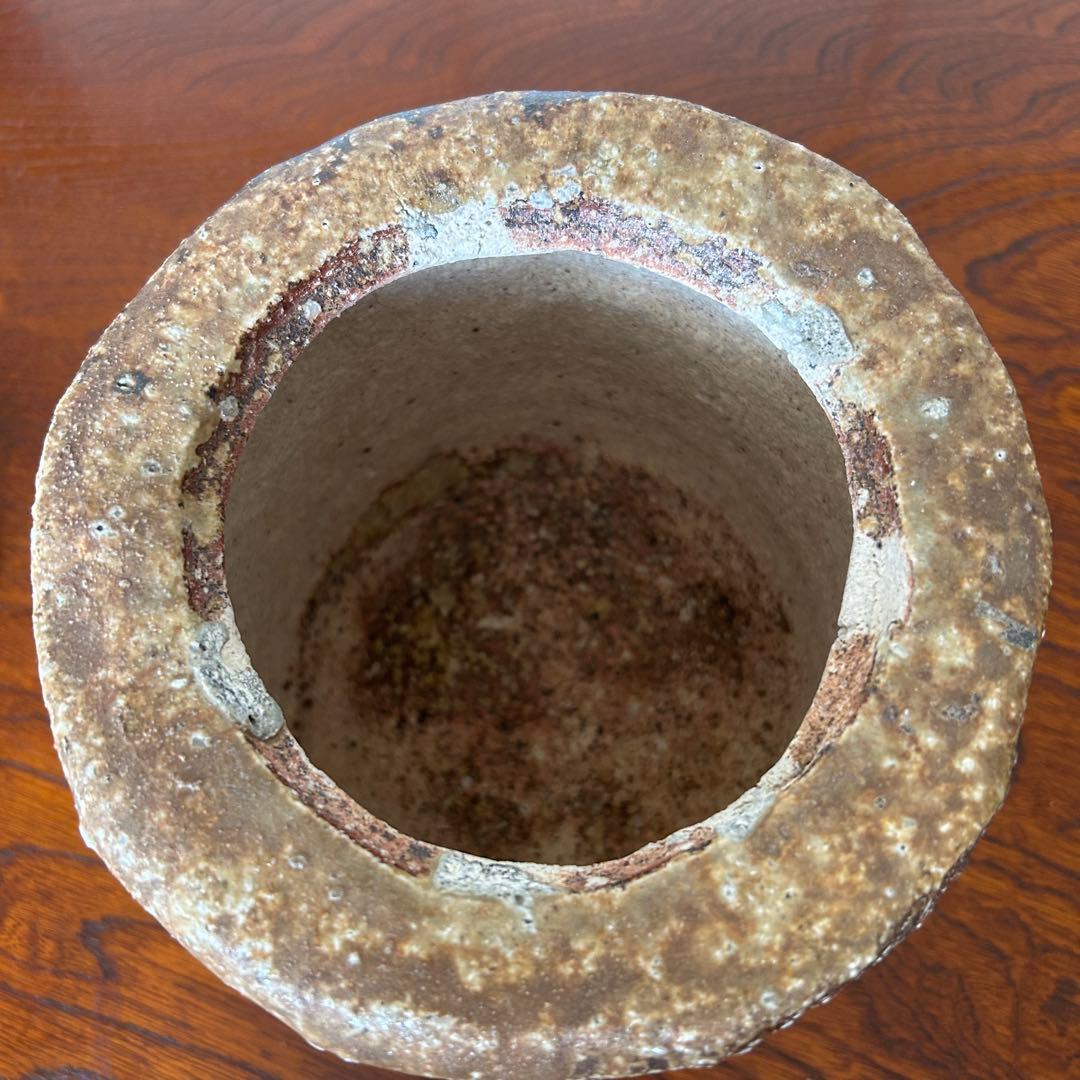 お値下げします！信楽焼 水指 皆川仁史作 茶道具 手作り 陶器 箱・共紙付き