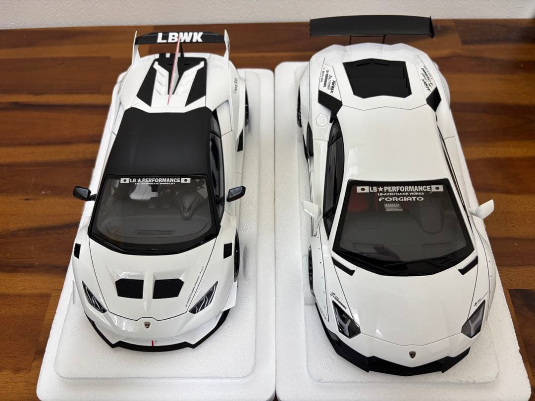 ☆AUTO art☆ランボルギーニ LB−WORKS 1/18 2台セット＋α