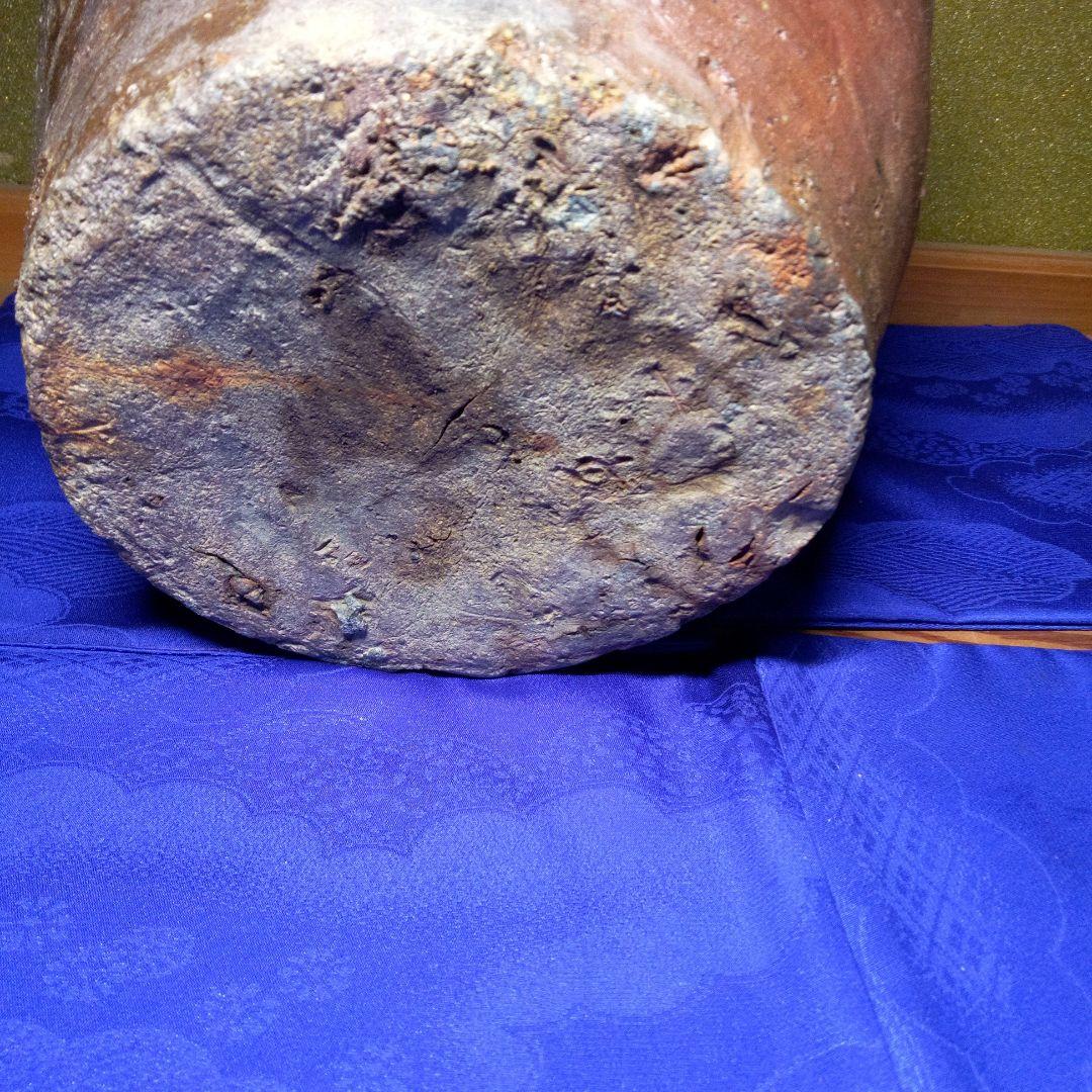 古備前室町時代波状紋茶壺