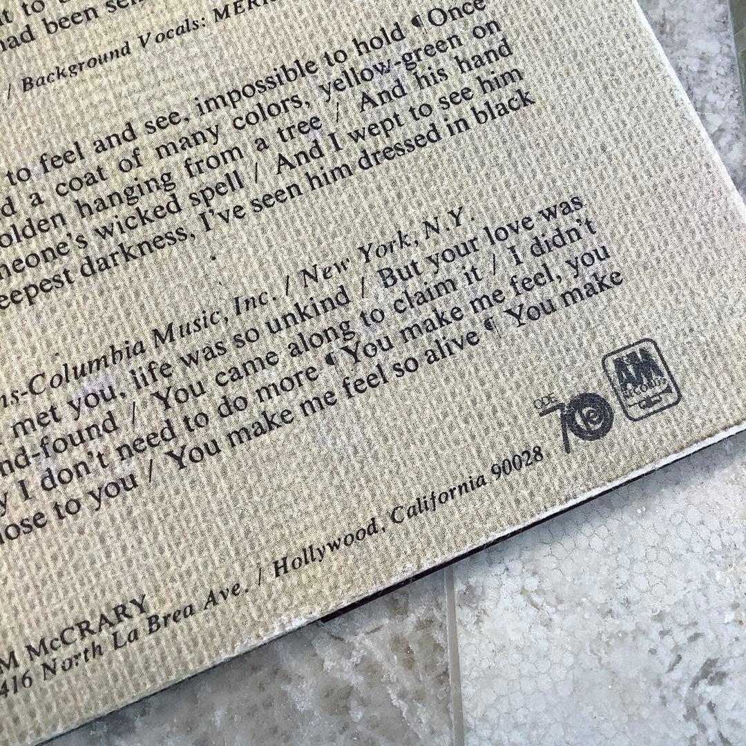 レア! レコード新品! キャロル・キング 1971年 日本初版盤 タペストリー