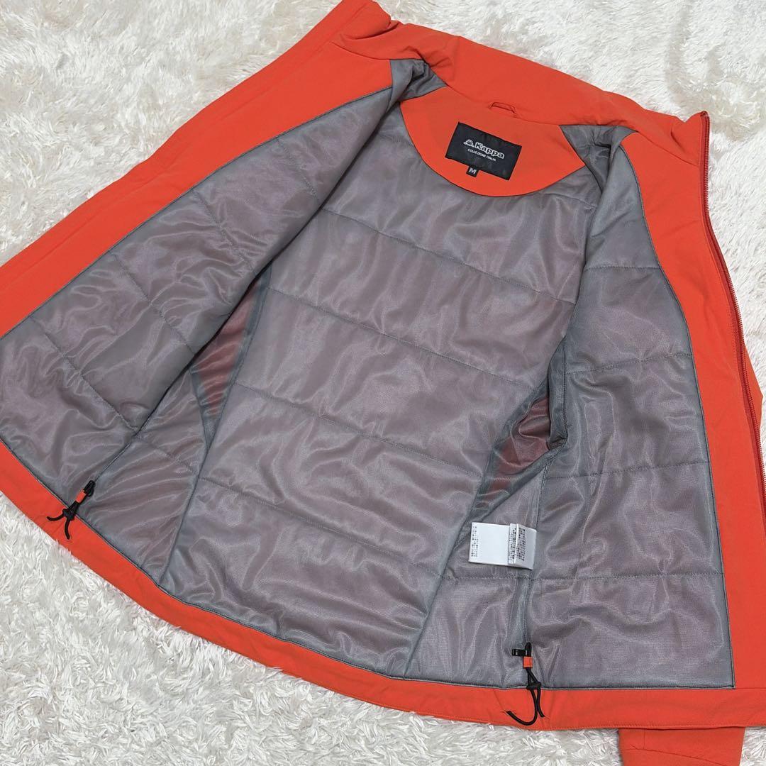 新品未使用　Kappa カッパ　イタリア国旗刺繍　ゴルフジャケット オレンジ　M