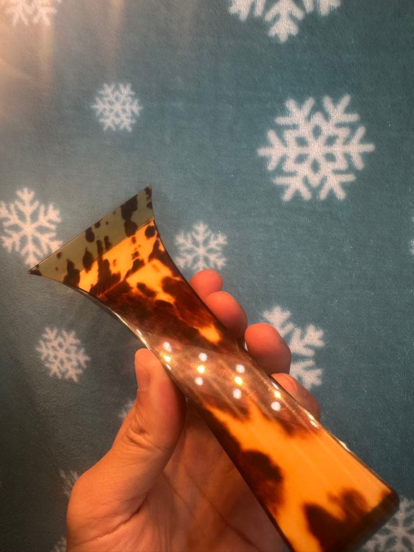 最終値下げ【美品・高級希少品】津軽三味線　バチ 本鼈甲撥　全鼈甲仕様