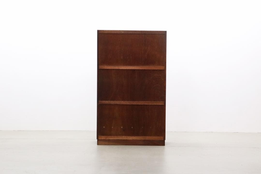 ※いのうえ レトロ オーク材 本箱 食器棚 書庫 戸棚 収納 キャビネット