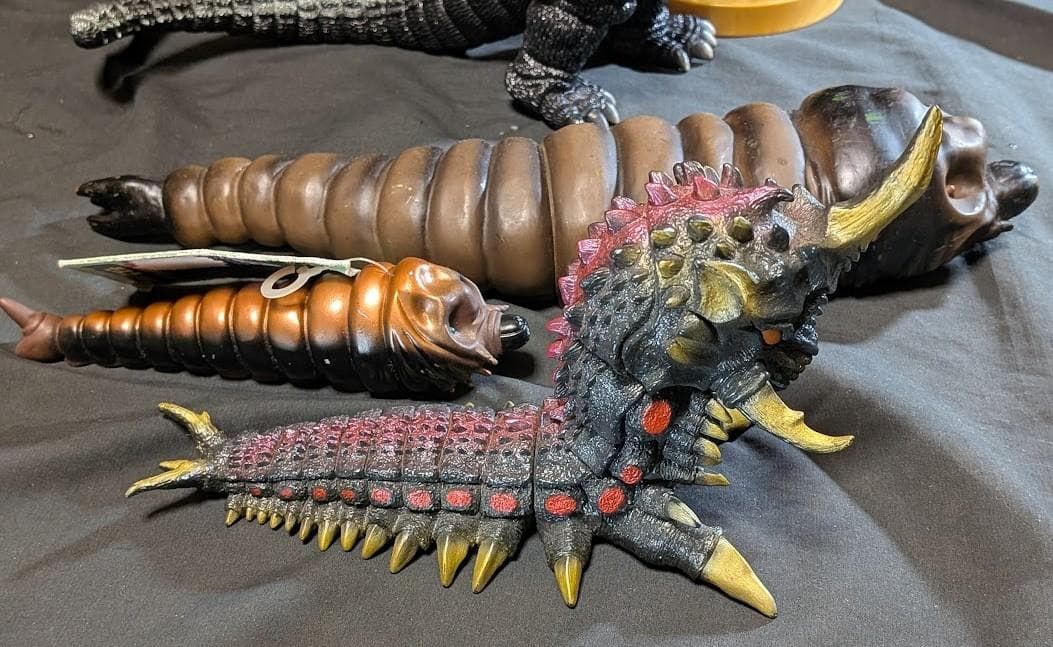 平成シリーズ「ゴジラvsモスラ」（バンダイ）ソフビフィギュア６体セット