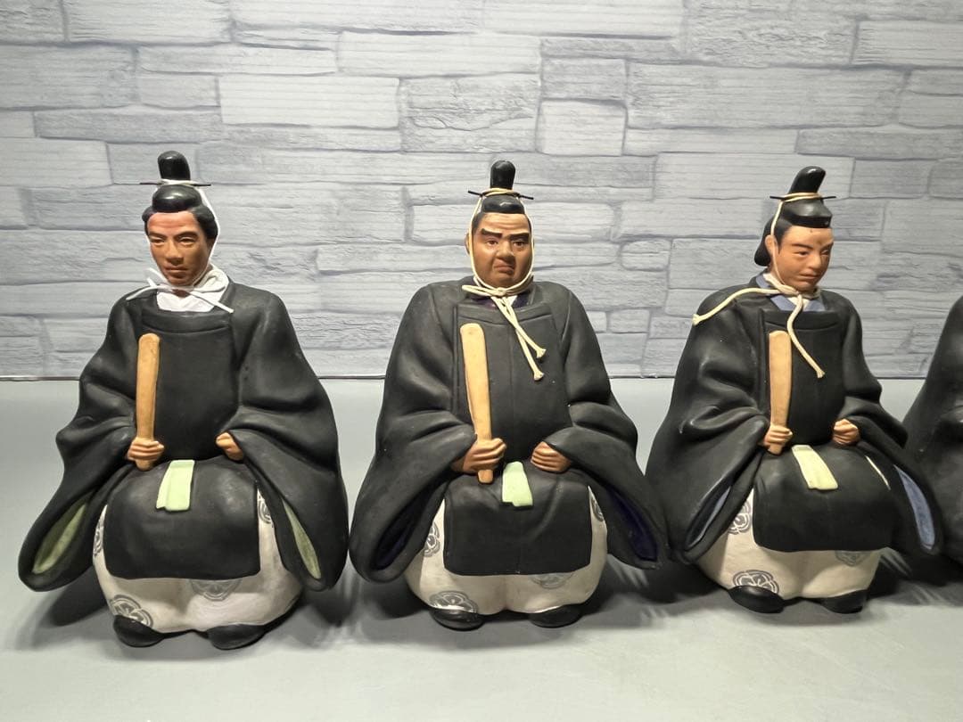 希少！昭和初期　堤人形　10体　明治節人形　雛人形　土人形