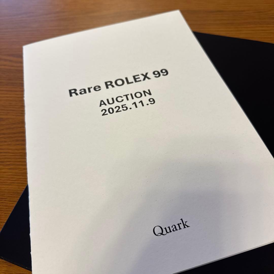 非売品　ロレックス　オークションカタログ　Rare ROLEX 99 クォーク