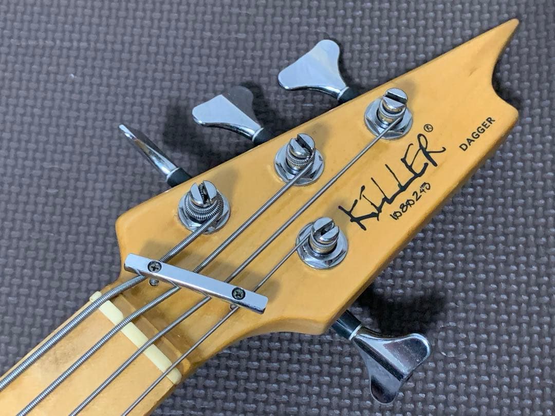 KILLER キラー Dagger エレキベース TAIJI 紫 ジャンク #2