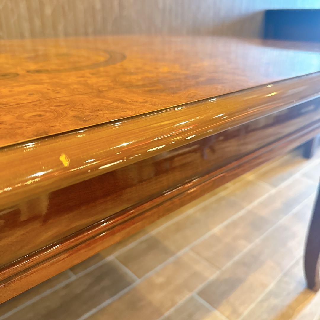 イタリア ダイニングテーブル 象嵌細工 エレガント クラシック ヨーロピアン