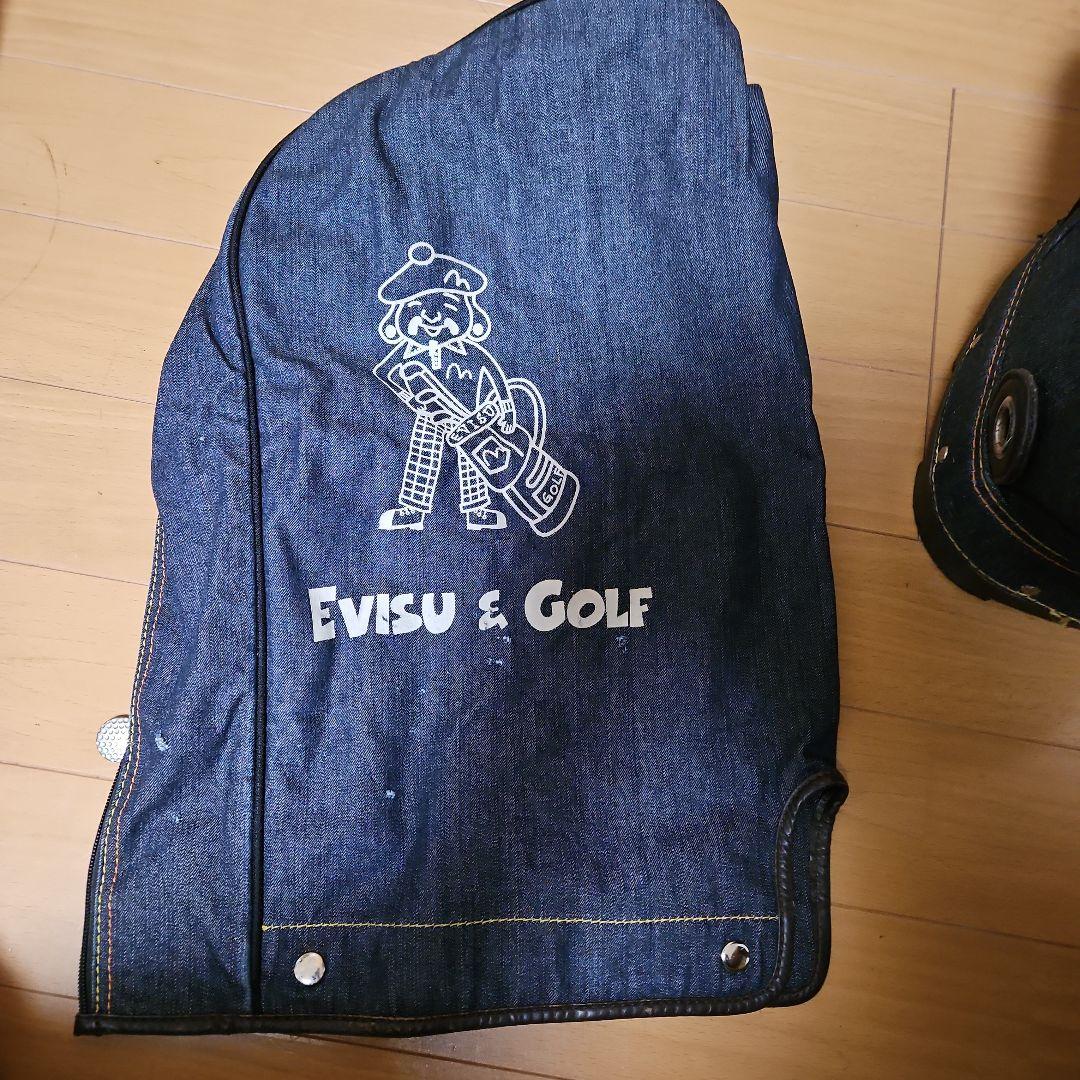 EVISU ゴルフバッグ デニムキャディバッグ