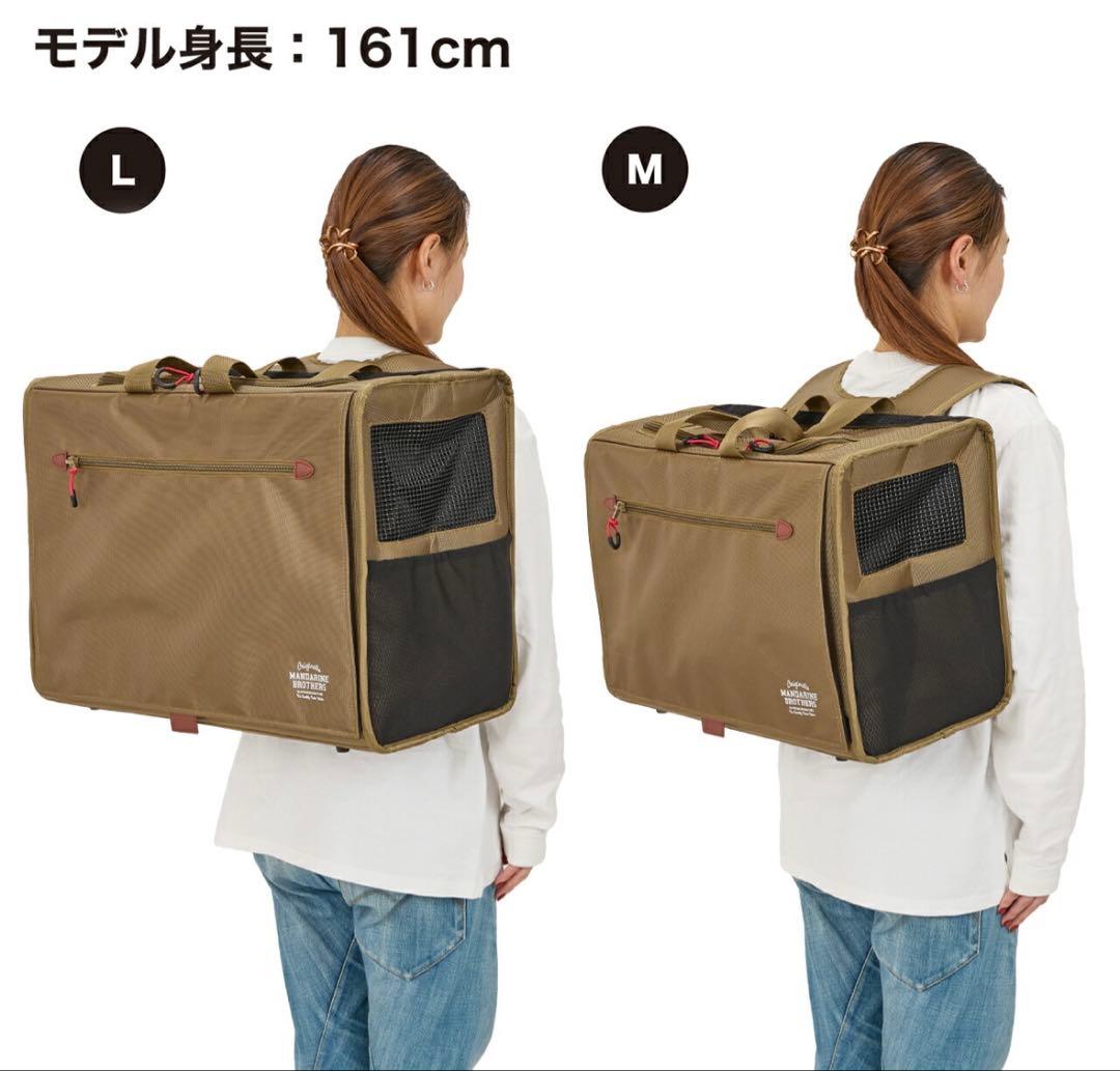 ブリクストンキャリーバックパック ワイド リニューアル　ブラック　M