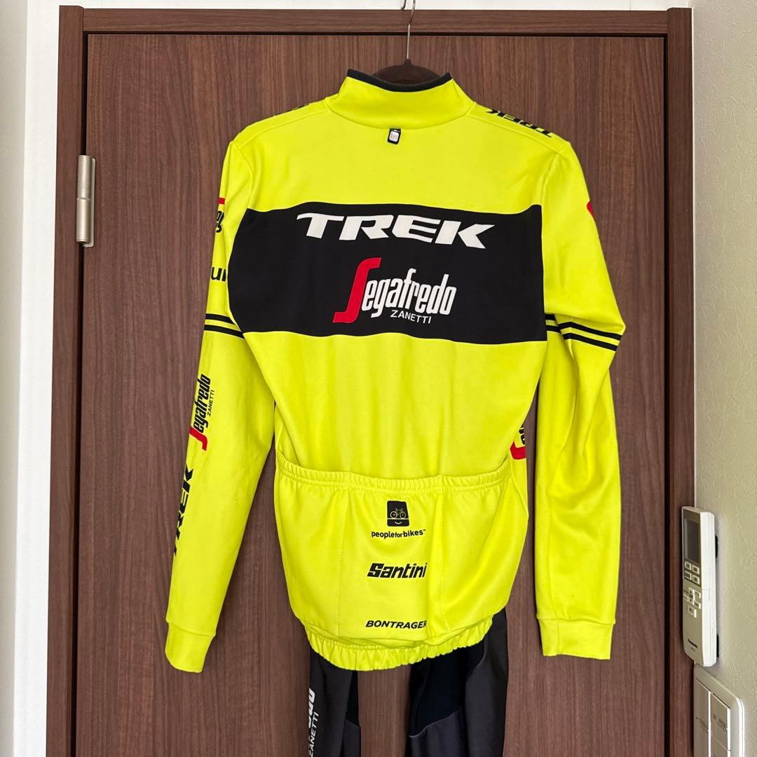 TREK サイクルジャージ S イエロー　ビブタイツ　Ｍ