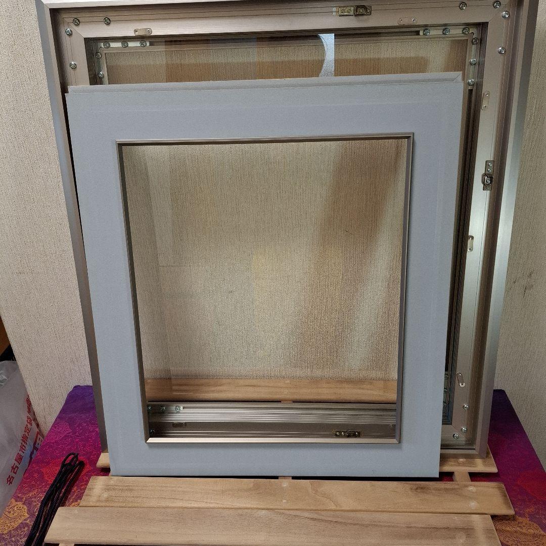 油絵額縁　アルミ額縁　額縁　F10 外寸　73.4×80.9　奥行き9.5