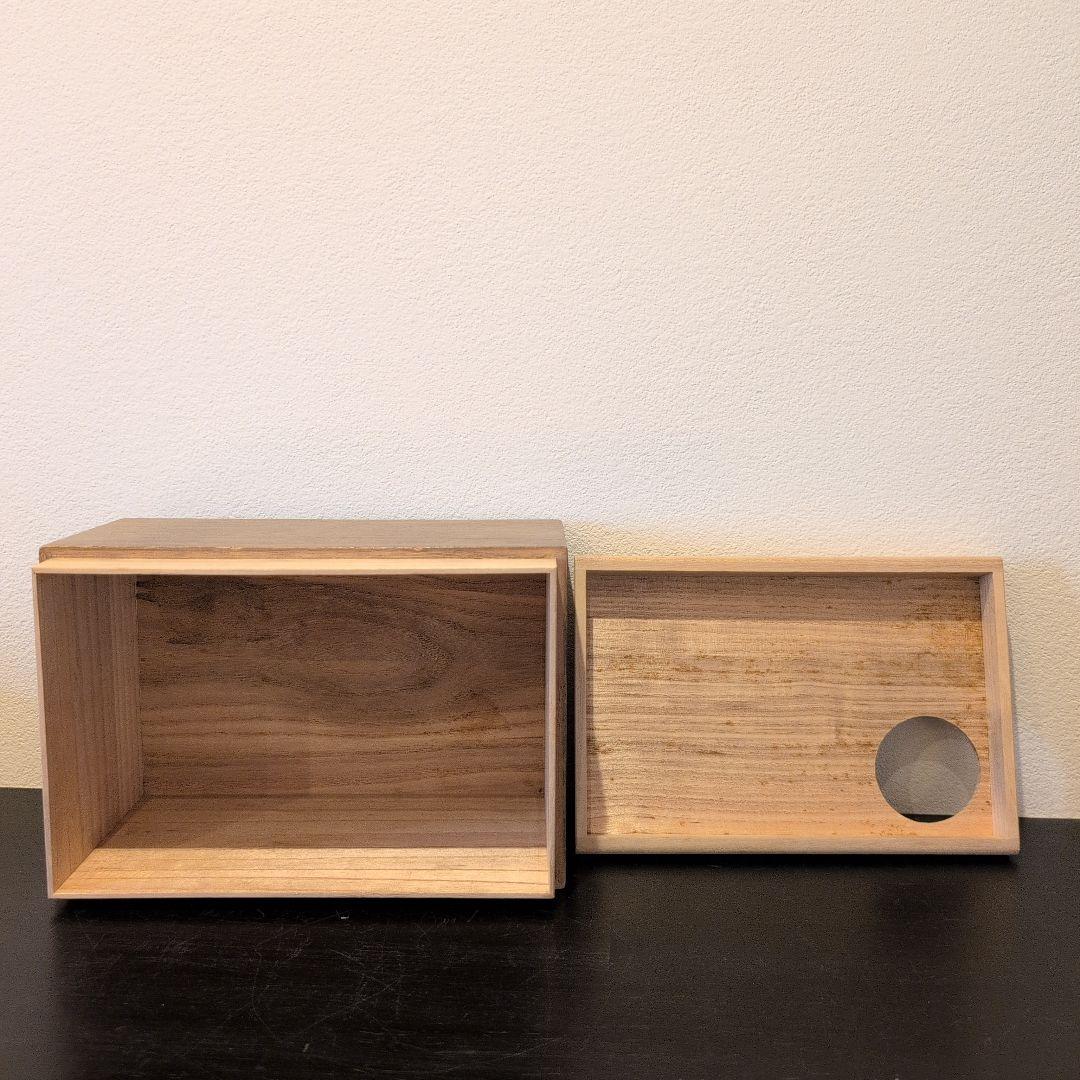 茶箱（焼桐） 利久茶箱 秀斎 茶道具 セット