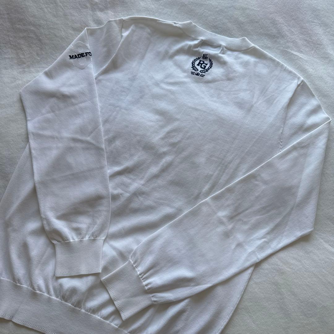 未使用級　パーリーゲイツ　ニット　セーター　白　ホワイト　4 M〜L相当　美品