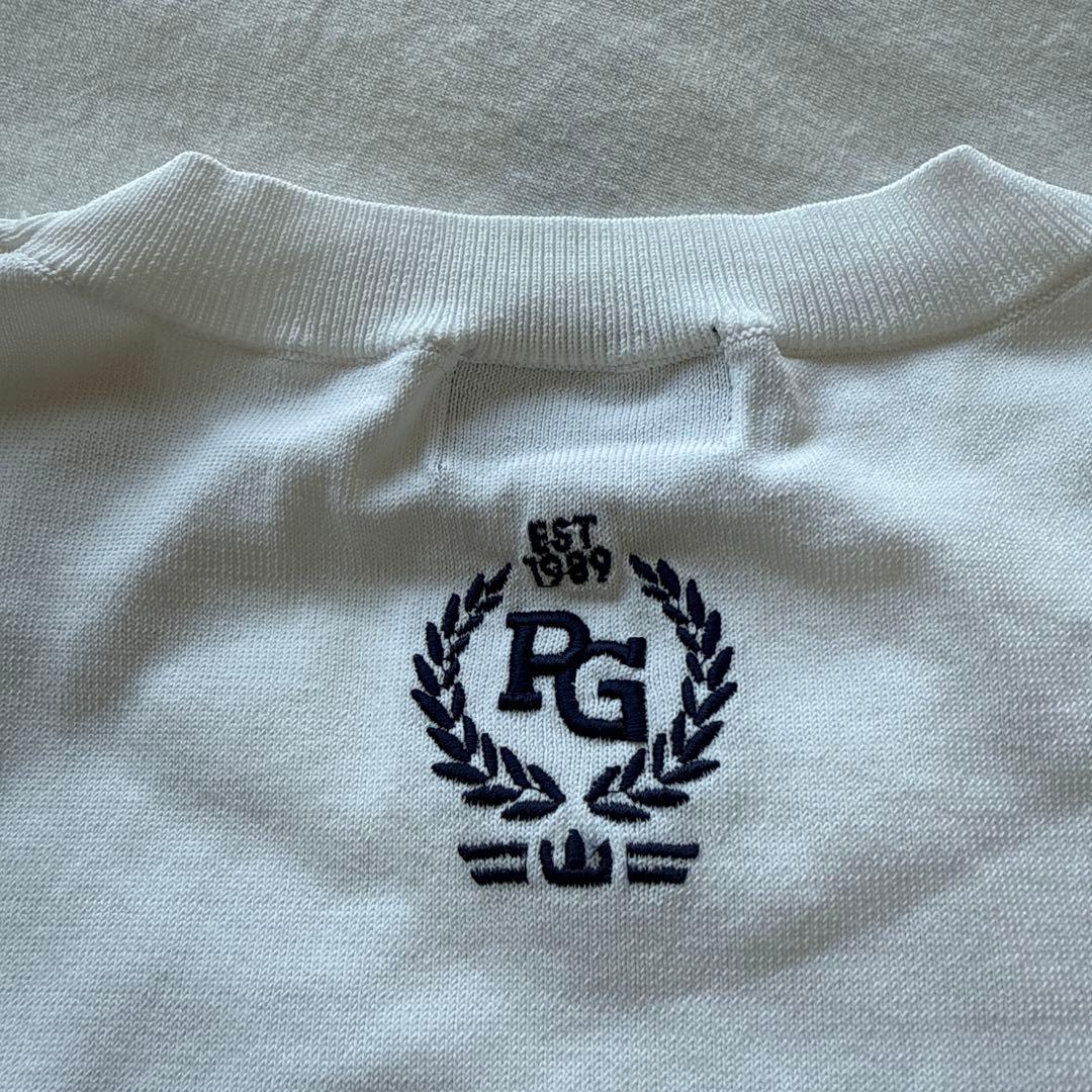 未使用級　パーリーゲイツ　ニット　セーター　白　ホワイト　4 M〜L相当　美品