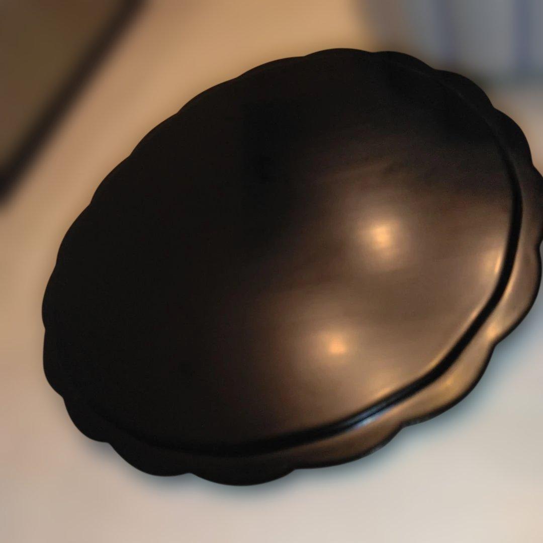 桶川水指 輪花 瓔珞紋 手塚祥堂作 共箱 茶道具