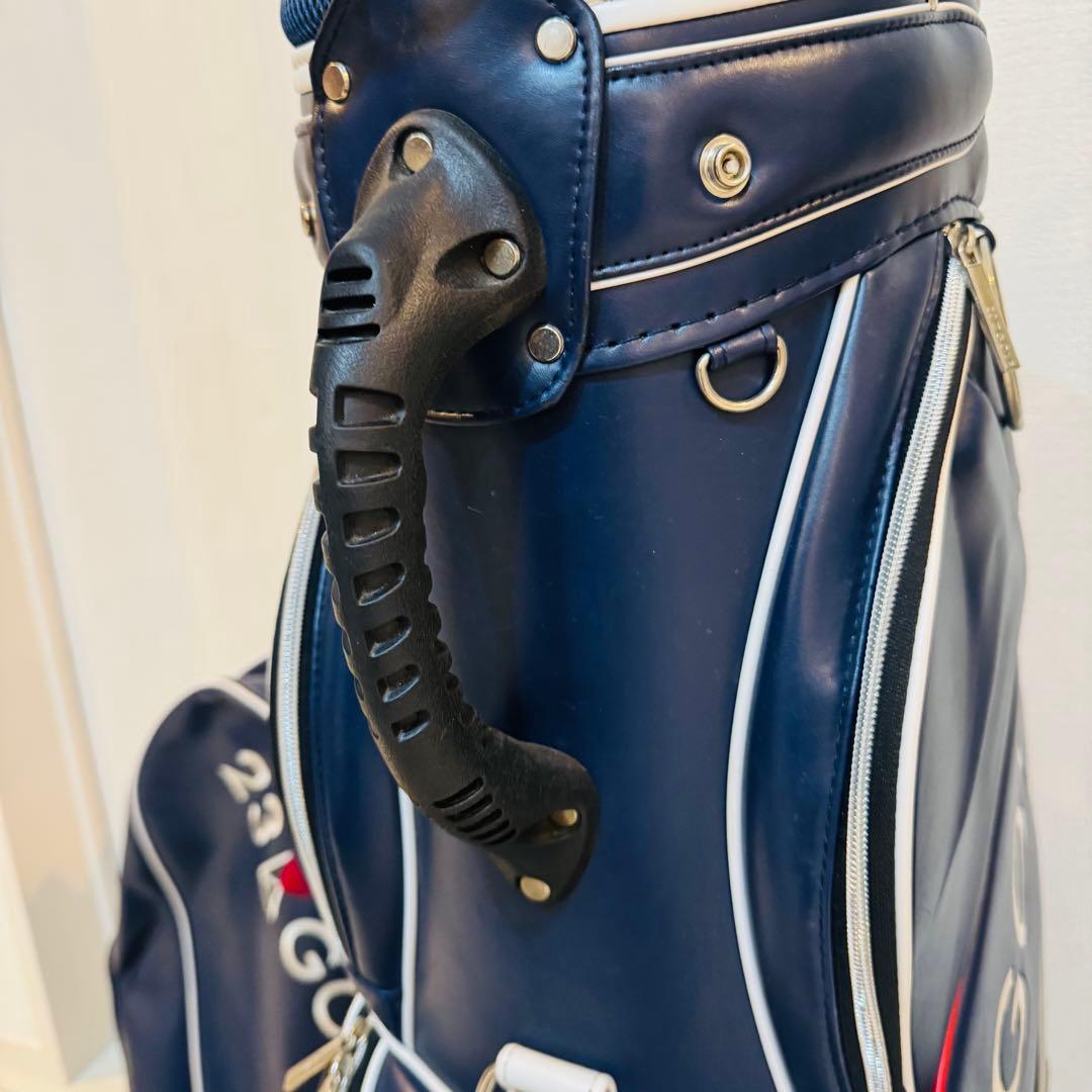 美品 23区ゴルフ キャディバッグ【20thアニバーサリーモデル】 ネイビー