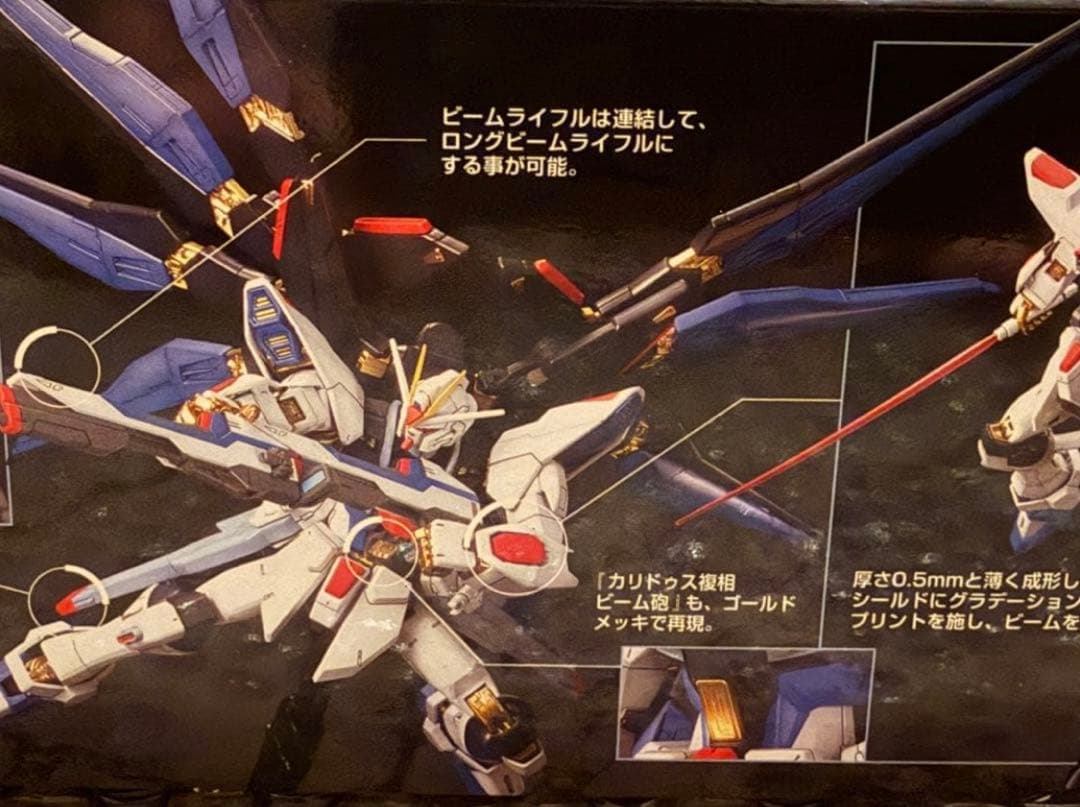 新品 MGストライクフリーダムガンダム フルバーストモード ガンプラ ポスター付