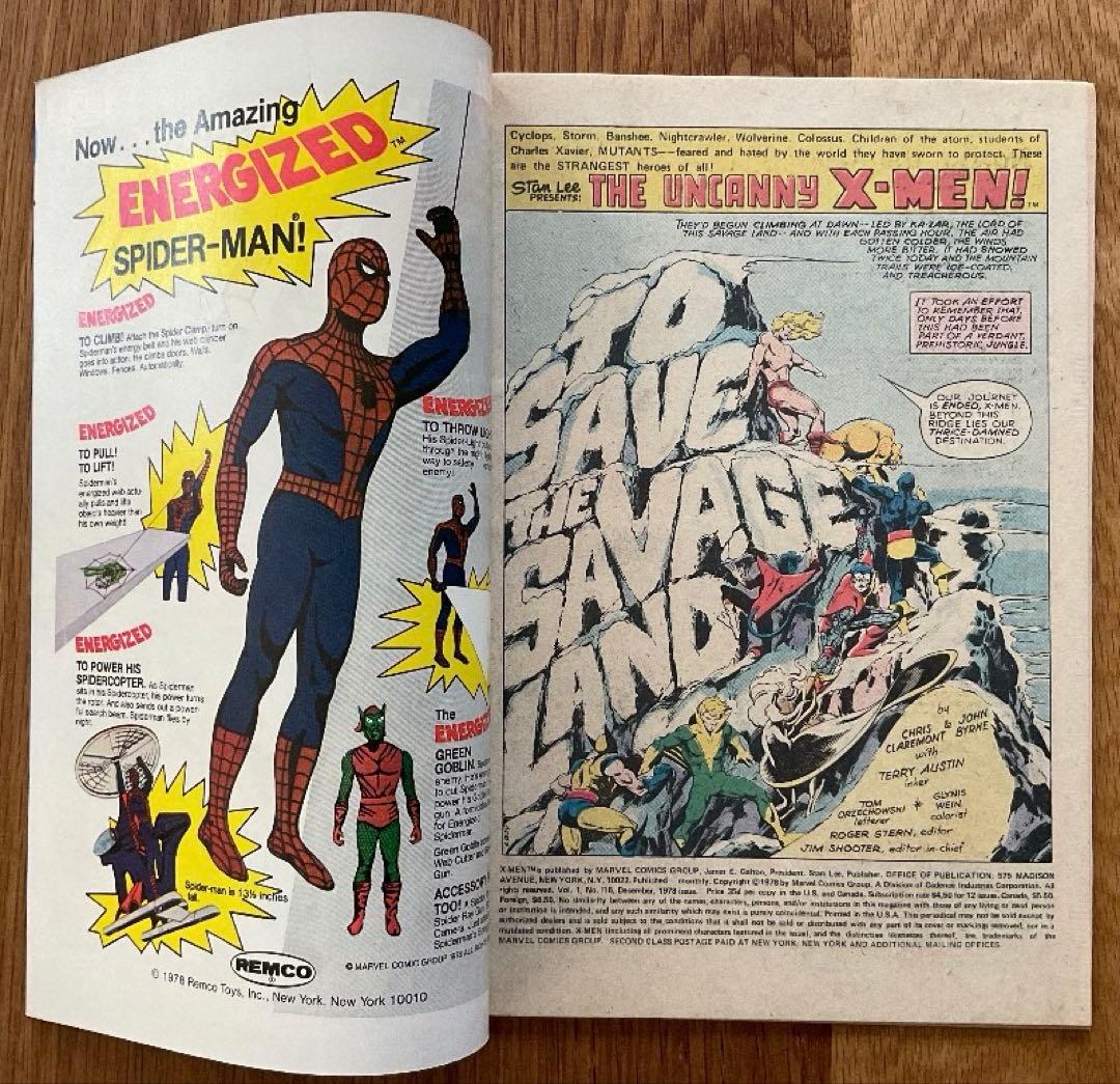 Uncanny X-men #116 Savage Land❗️アメコミリーフ