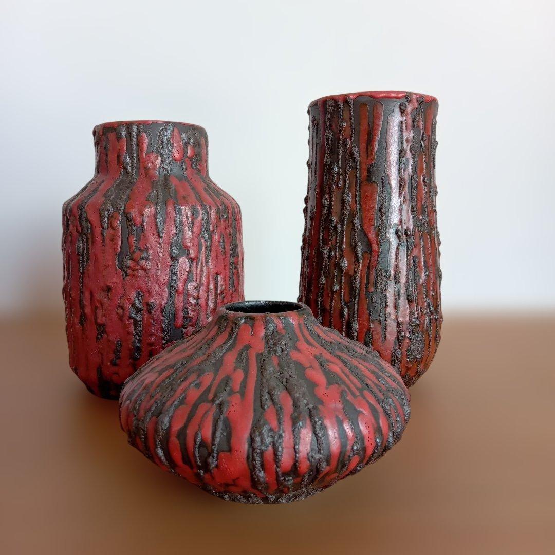 西ドイツ陶器　Fat Lavaコレクション　ミッドセンチュリーデザイン