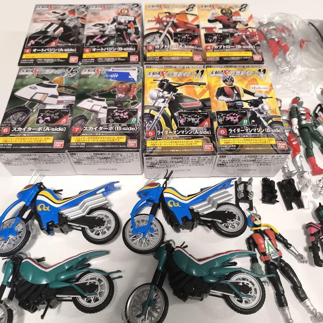 SＨODO　仮面ライダー　まとめ売り　フィギュア　バイク