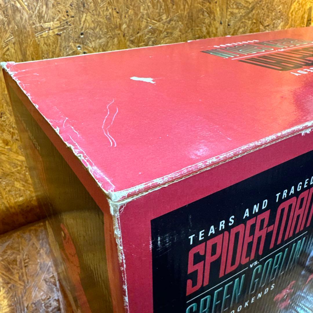 スパイダーマンVSグリーンゴブリン　ブックエンド　マーベル⭐︎新品未開封品⭐︎